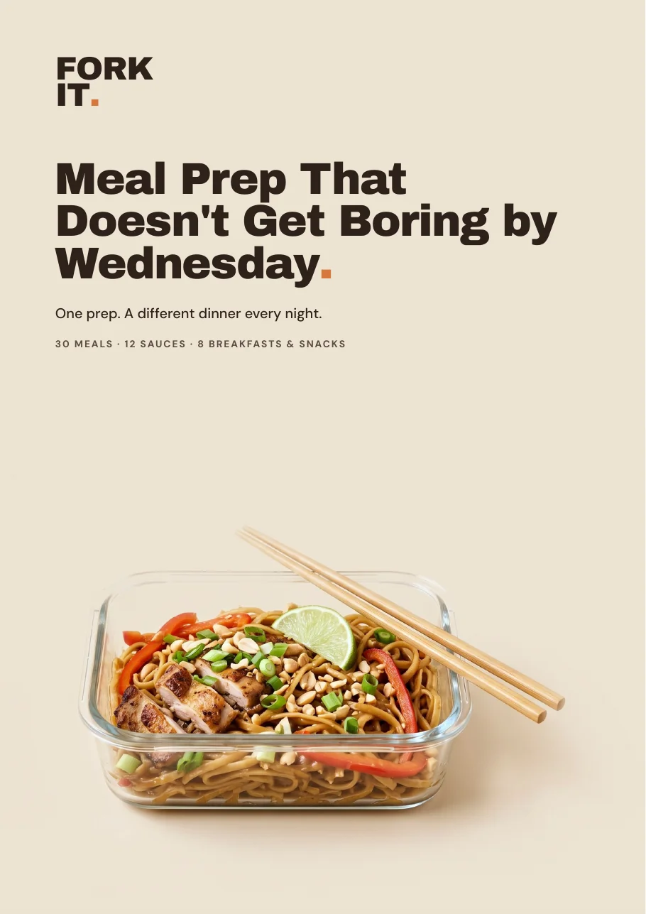FORK IT. Meal Prep That Doesn't Get Boring by Wednesday e-book cover